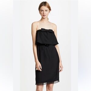 Marc Jacobs silk Black Dress with Bow Detail